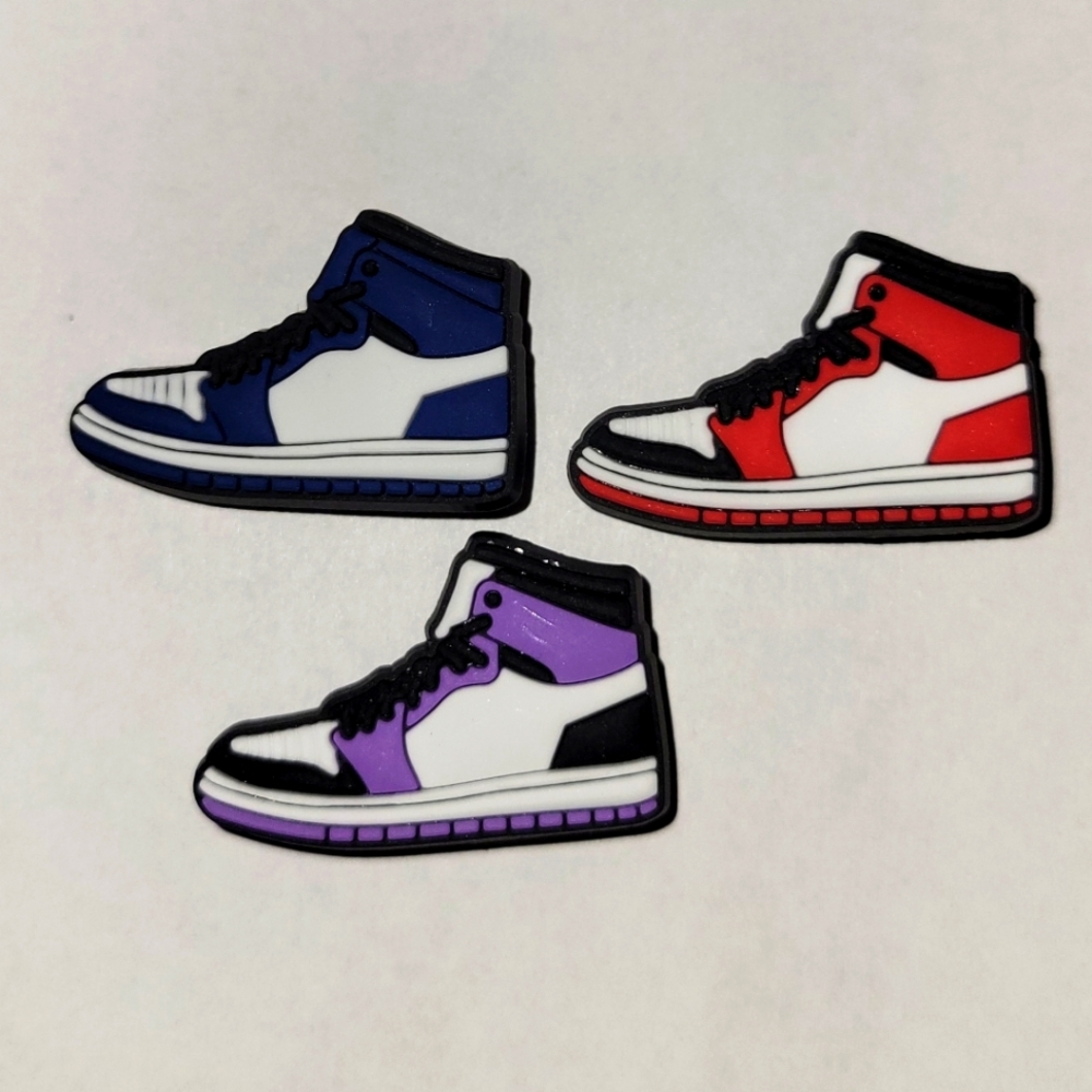 3 Gym Shoe Jibbitz Shoe Charms